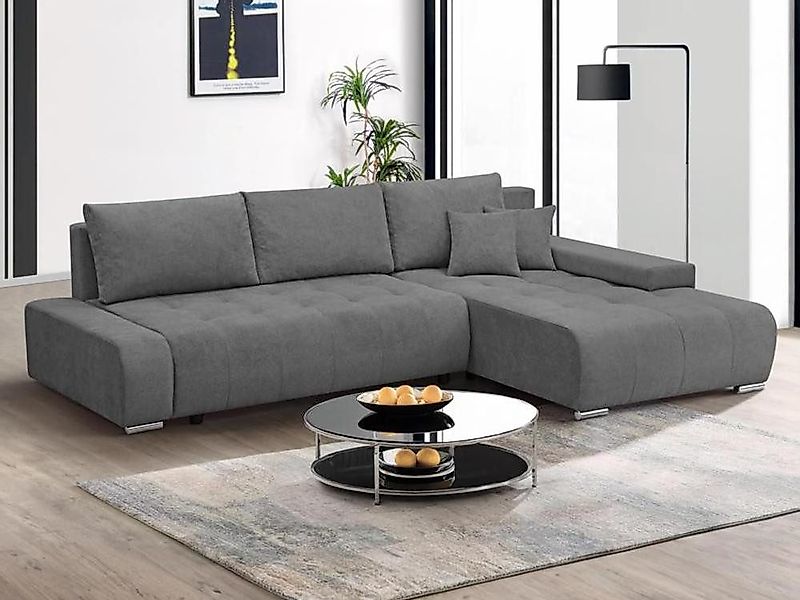 Beautysofa Ecksofa DRACO mit Schlaffunktion und günstig online kaufen