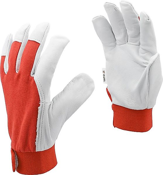 TRIZERATOP Arbeitshandschuhe Arbeitshandschuhe, Leder, Gewebe (Arbeitshands günstig online kaufen