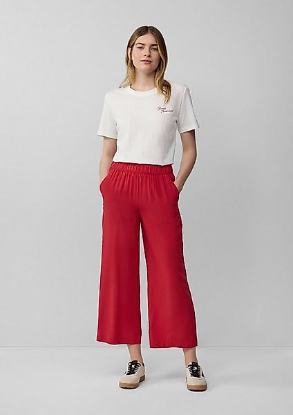 s.Oliver Culotte Hose Culotte aus Viskose mit Elastikbund günstig online kaufen
