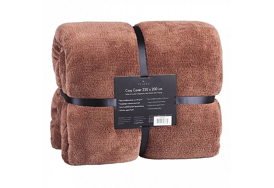 Wohndecke FELUNA Coral Fleece Kuscheldecke XXL – Superweicher Cashmere-Touc günstig online kaufen