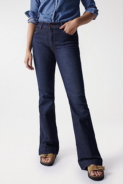 Salsa Stretch-Jeans SALSA JEANS DESTINY FLARE PUSH UP dark blue 21005341.08 günstig online kaufen
