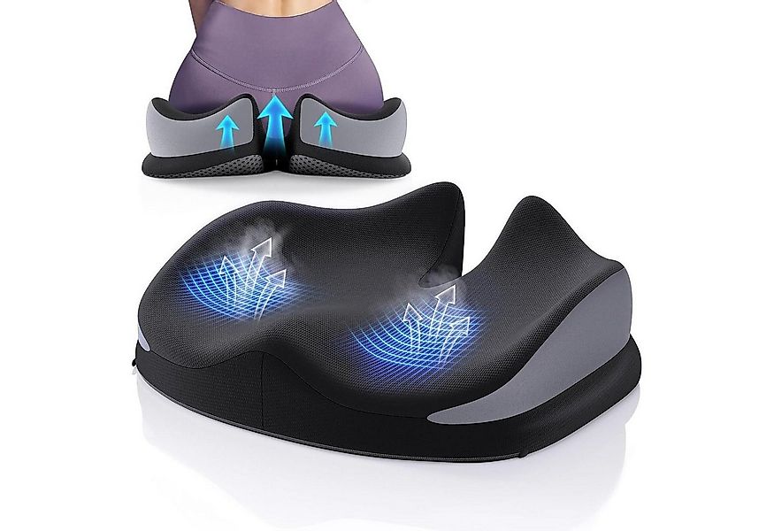 LuxusKollektion Sitzkissen Orthopädisches Sitzkissen Memory-Schaum Steißbei günstig online kaufen