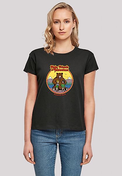 F4NT4STIC T-Shirt "US National Parks Make Friends At Yellowstone", Premium günstig online kaufen