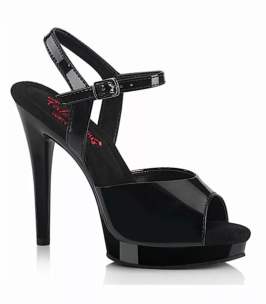 GLORY-509 High Heels Sandalette - Lack Schwarz | Fabulicious  (Schuhgröße: günstig online kaufen