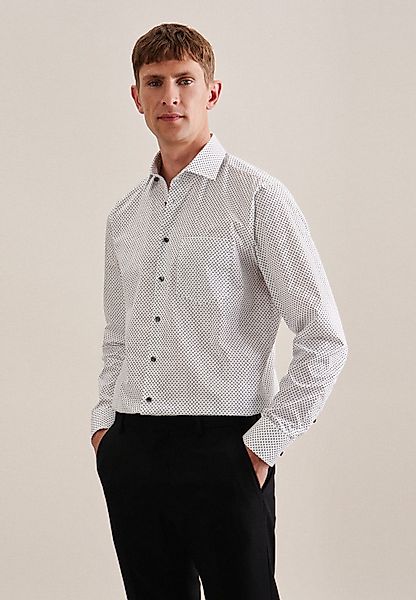 seidensticker Businesshemd "Regular", Regular Langarm Kentkragen Paisley günstig online kaufen