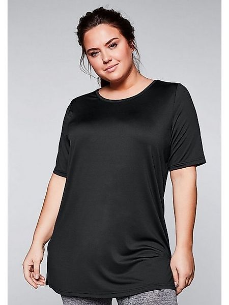 Sheego Longshirt Große Größen mit atmungsaktiver, günstig online kaufen