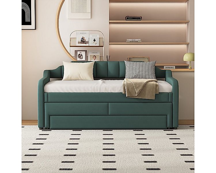 XDeer Schlafsofa Tagesbett mit Rollcontainer und Schubladen Schlafsofa, 90 günstig online kaufen