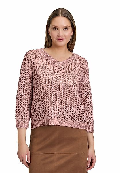 Betty Barclay Strickpullover "Damen Lochstrick-Pullover mit Pailletten" 1 S günstig online kaufen