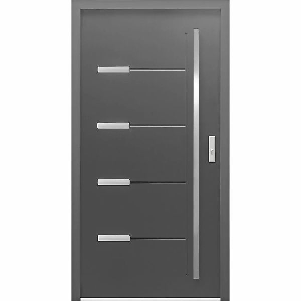 Sicherheits-Haustür ThermoSpace Oslo Prime RC2 Komfort Anthrazit 110 x 210 günstig online kaufen