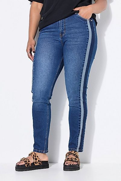 Studio Untold Röhrenjeans Mom-Jeans doppelter Seitenstreifen 5-Pocket günstig online kaufen