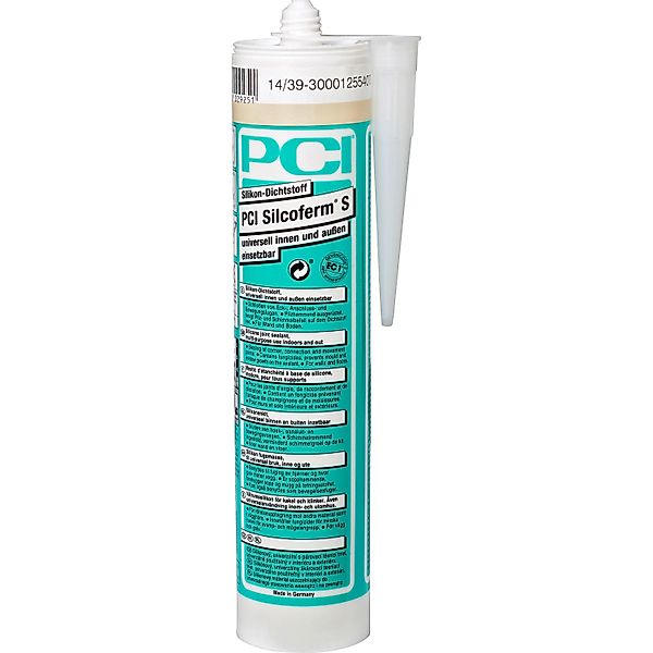 PCI Silcoferm S Silikon-Dichtstoff Transparent 310 ml günstig online kaufen