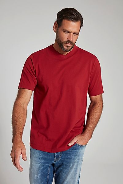 JP1880 T-Shirt bis 8XL T-Shirt aus Jersey Basic V-Shirt günstig online kaufen