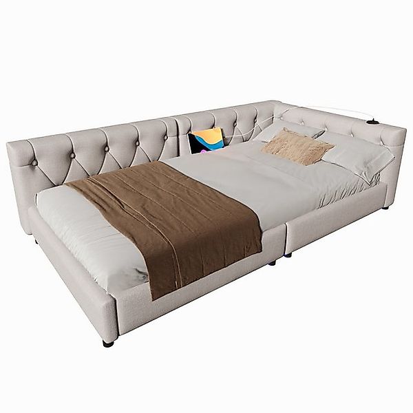 Gotagee Schlafsofa Stauraumbett Einzelbett Jugendbett Multifunktionsbett Be günstig online kaufen
