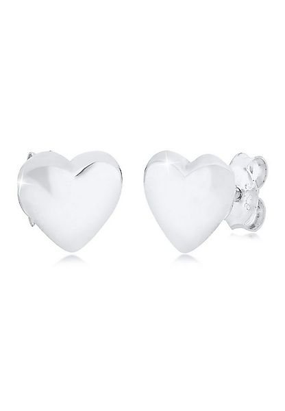Elli Paar Ohrstecker Herz Liebe Basic Filigran 925 Sterling Silber, Herz günstig online kaufen