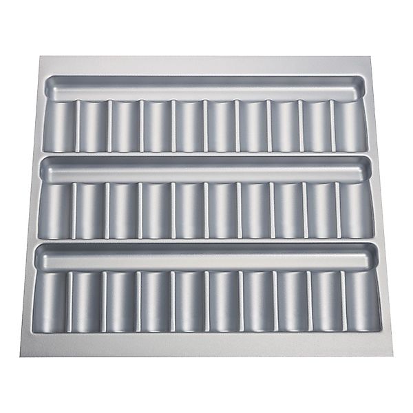 SO-TECH® Schubladeneinsatz ORGA-BOX Gewürzgläsereinsatz grau für günstig online kaufen