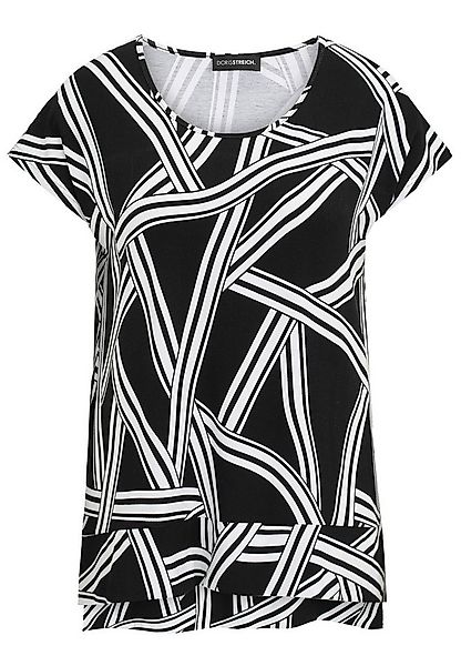 Doris Streich T-Shirt mit Allovermuster günstig online kaufen