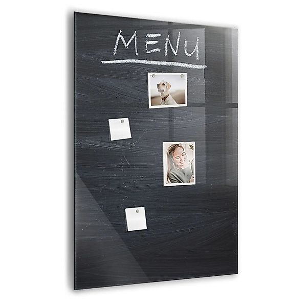 Tulup Magnetische Glastafel Menütafel 70x100 cm Magnettafel Mit Marker Besc günstig online kaufen