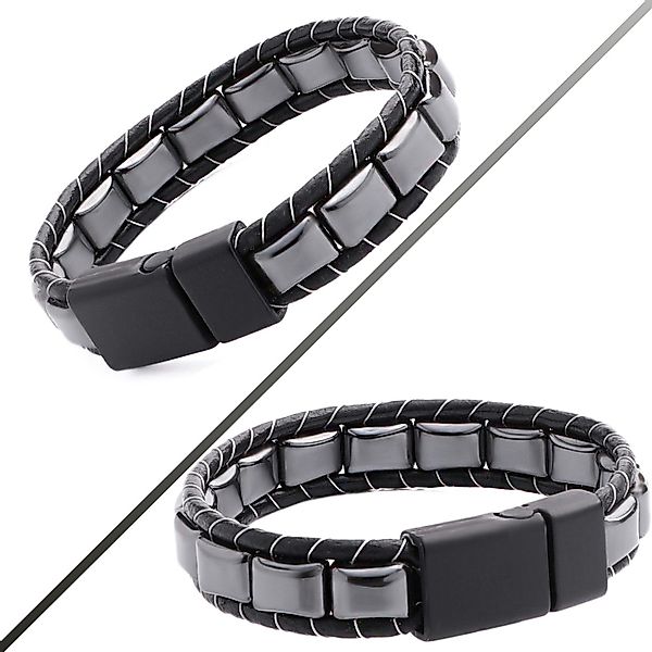 NAHLE Lederarmband Lederarmband Hämatit Armband (1-tlg), günstig online kaufen