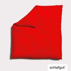 Schlafgut Bettbezug "Knitted Jersey uni, aus Bio-Baumwolle mit Elasthan, Re günstig online kaufen