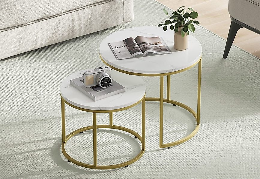Home Collective Couchtisch 2er Set Beistelltisch günstig online kaufen