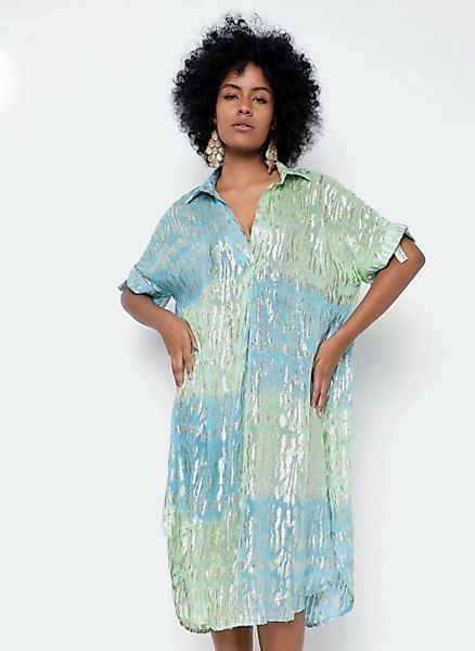 YC Fashion & Style Blusenkleid Glamouröses Blusenkleid aus 100% Baumwolle A günstig online kaufen