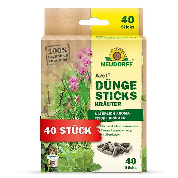 Neudorff Kräuterdünger Bio - Azet DüngeSticks günstig online kaufen