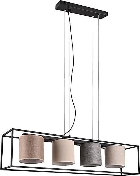 TRIO Leuchten Pendelleuchte »ROSS, Hängelampe 4-flammig Küche Wohnzimmer ex günstig online kaufen
