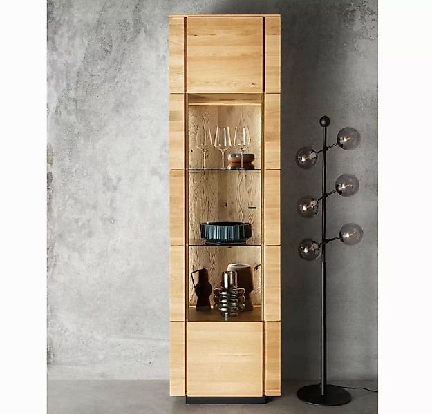 Pharao24 Vitrine Achrias aus Massivholz, mit LED Beleuchtung günstig online kaufen