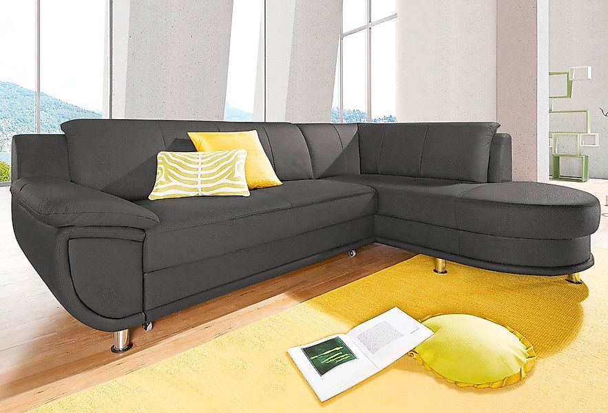 TRENDMANUFAKTUR Ecksofa »Rondo, zeitlos und elegant, bequem, L-Form«, wahlw günstig online kaufen