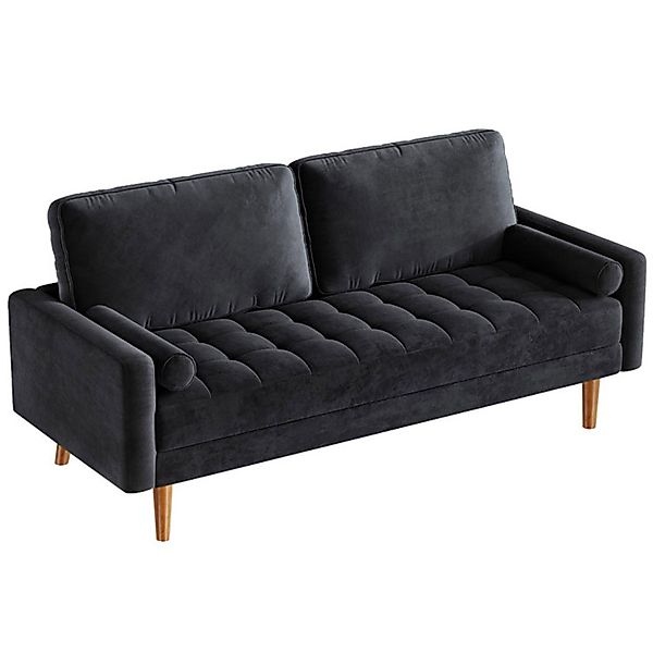 ToteBox 3-Sitzer Massivholzsofa mit Samtbezug, abnehmbarer günstig online kaufen