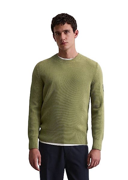 Marc O'Polo Rundhalspullover aus reiner Bio-Baumwolle günstig online kaufen