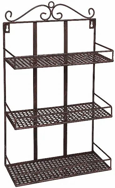 Ambiente Haus Deko-Wandregal »Wandregal - antikbraun 50cm« 1 Stk. tlg. günstig online kaufen