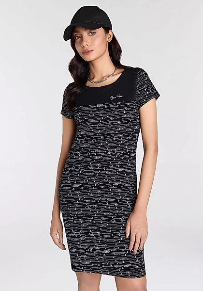 KangaROOS Jerseykleid mit trendigem Allover-Druck günstig online kaufen