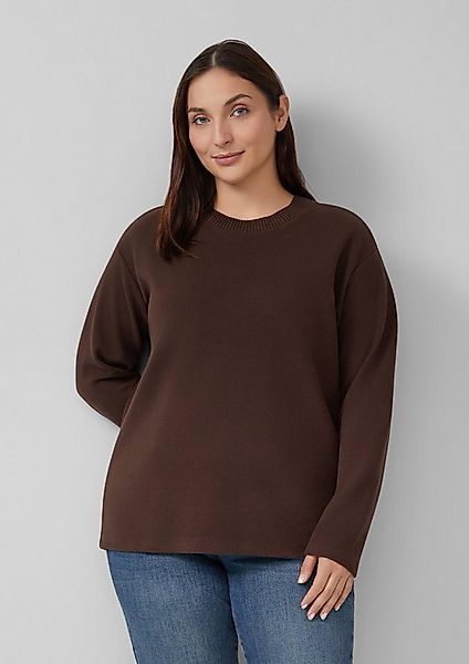 s.Oliver Longpullover Sweatshirt Flauschiges Sweatshirt günstig online kaufen