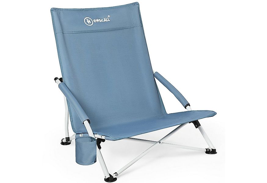 HOMECALL Klappstuhl Strandliegestuhl Klappbar leicht niedriger Strandstuhl günstig online kaufen