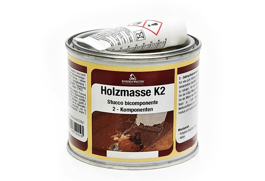 BORMA Spachtelmasse 2K Holzkitt Schwarz - 60, Schnelltrockned, 2K Holzmasse günstig online kaufen
