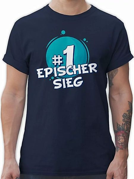 Shirtracer T-Shirt #1 Epischer Sieg Nerd Geschenke günstig online kaufen