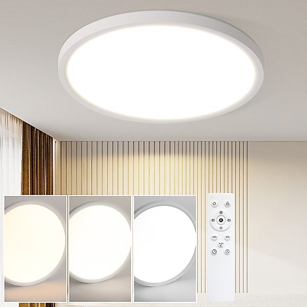 ZMH LED Deckenleuchte Wohnzimmer Ø22//30CM Modern günstig online kaufen