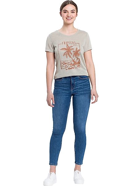 Cross Jeans Damen Jeans Judy - Super Skinny Fit - Blau - Straight Blue günstig online kaufen