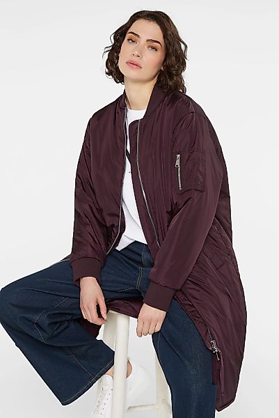 SENSES.THE LABEL Langjacke, ohne Kapuze, mit Two-Way-Zipper günstig online kaufen