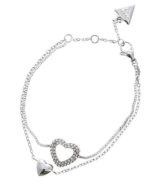 Guess Gliederarmband Two Hearts Double Bracelet günstig online kaufen