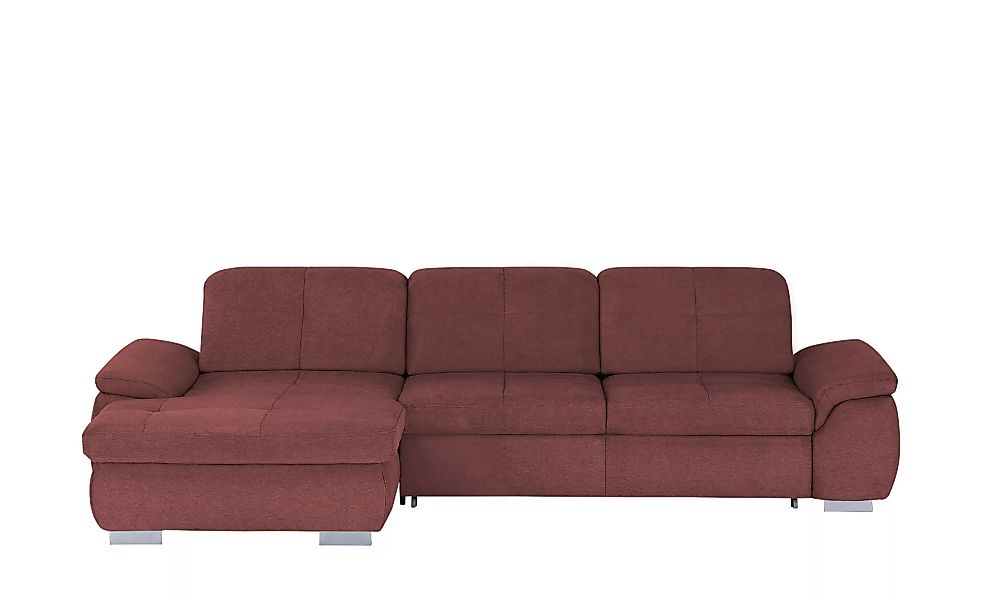 Ecksofa - rot - 83 cm - Polstermöbel > Sofas > Ecksofas - Möbel Kraft günstig online kaufen