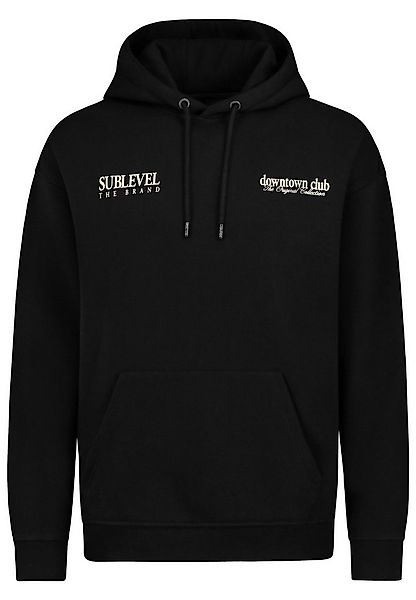 SUBLEVEL Hoodie Herren Kapuzenpullover mit auffälligem Backprint Sweater, K günstig online kaufen