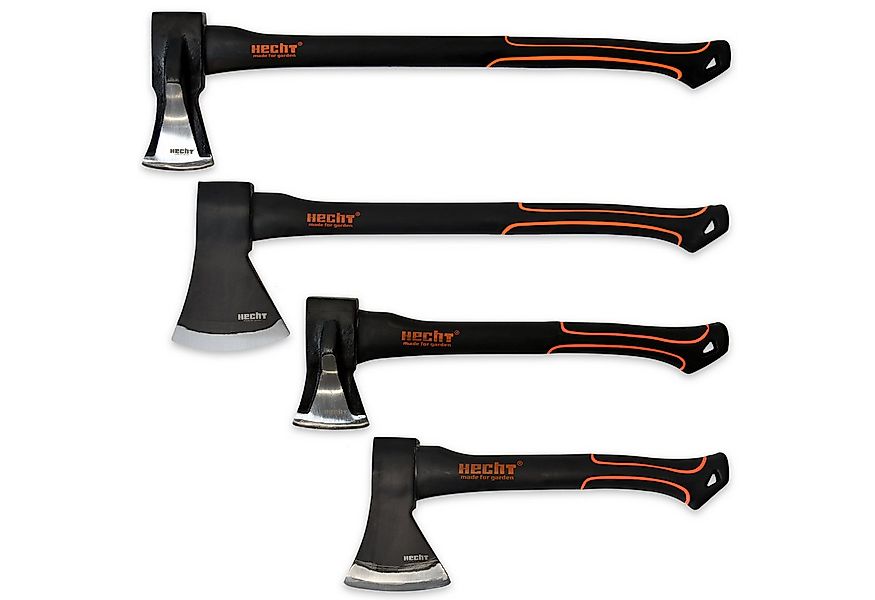 Hecht Axt 30, 40cm Beile 55cm Axt 63cm Spaltaxt Set, (4-St), Fiberglaskern, günstig online kaufen