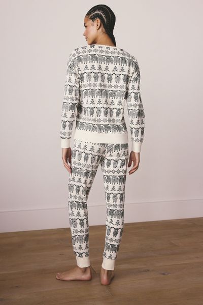 Next Pyjama Langärmeliger Familien-Schlafanzug, Weihnachten (2 günstig online kaufen