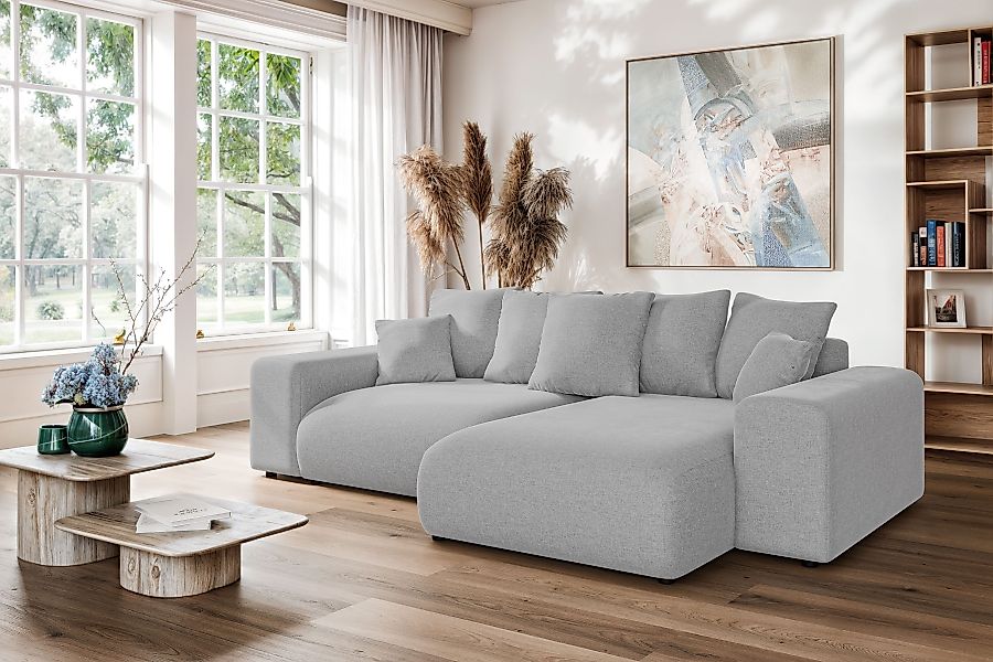 Home affaire Ecksofa "LAKESIDE mit Bettfunktion und Bettkasten, B/T/H 257/1 günstig online kaufen