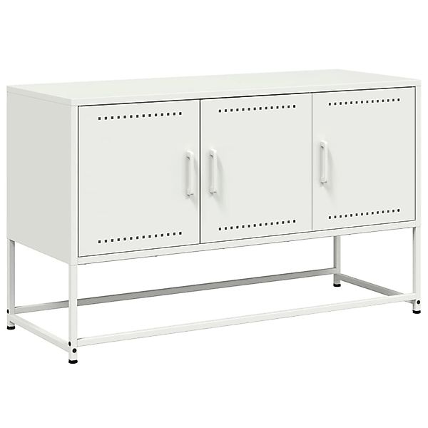 vidaXL TV-Schrank Weiß 100,5x39x60,5 cm Stahl 846481 günstig online kaufen