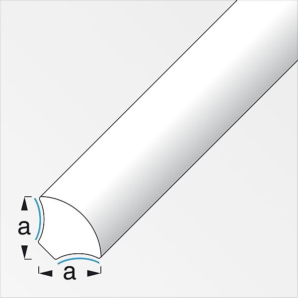 alfer Winkelprofil alfer Viertelkreis-Eckleiste 1 m, günstig online kaufen
