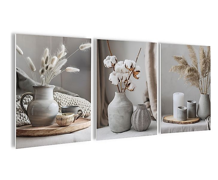 artissimo Mehrteilige Bilder Bilderset 3er-Set, Wandbilder-Set günstig online kaufen