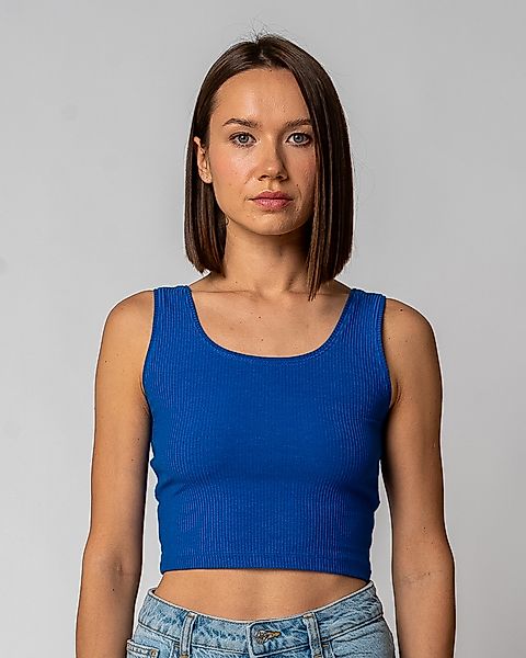 GORG Crop-Top Damen Geripptes Cropped Top günstig online kaufen